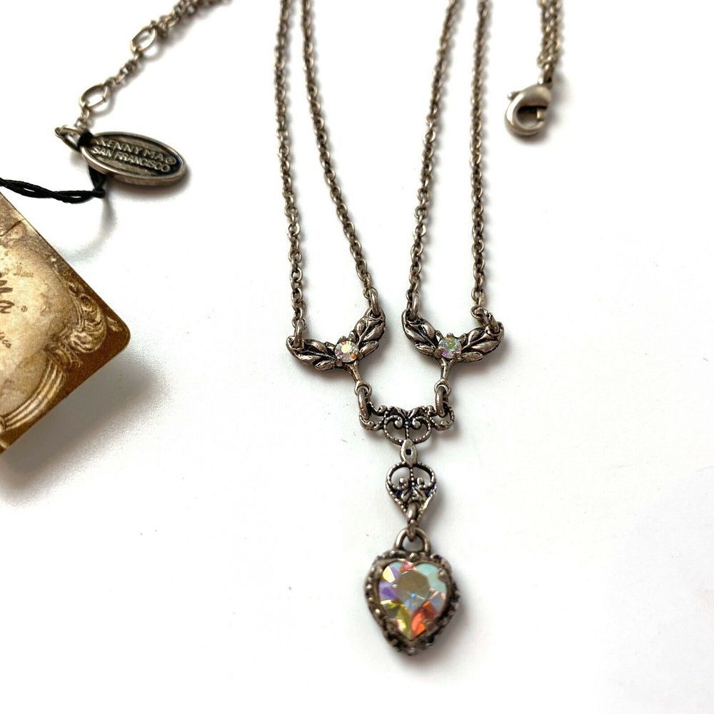 Kenny Ma S.F. Rhinestone Heart Drop Crystal